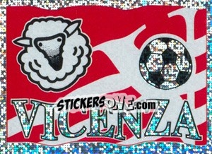 Sticker Vicenza (Bandiera) - Supercalcio 1996-1997 - Panini