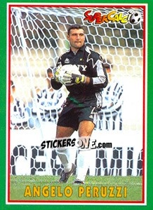 Sticker Angelo Peruzzi - Supercalcio 1996-1997 n. 37 - Panini