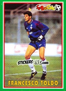 Sticker Francesco Toldo - Supercalcio 1996-1997 n. 38 - Panini