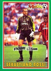 Sticker Sebastiano Rossi - Supercalcio 1996-1997 n. 42 - Panini