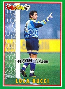 Sticker Luca Bucci - Supercalcio 1996-1997 n. 43 - Panini
