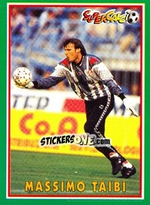 Sticker Massimo Taibi - Supercalcio 1996-1997 n. 47 - Panini