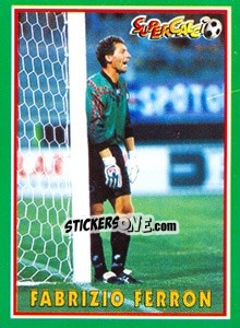 Sticker Fabrizio Ferron - Supercalcio 1996-1997 - Panini