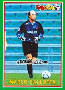 Sticker Marco Ballotta - Supercalcio 1996-1997 - Panini
