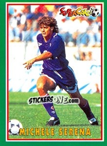 Sticker Michele Serena - Supercalcio 1996-1997 n. 53 - Panini