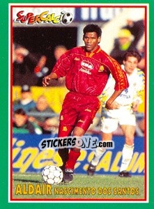 Figurina Aldair Nascimento Dos Santos - Supercalcio 1996-1997 - Panini