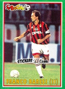 Sticker Franco Baresi (II) - Supercalcio 1996-1997 n. 55 - Panini