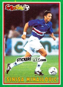 Cromo Sinisa Mihajlovic - Supercalcio 1996-1997 - Panini