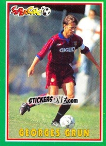 Sticker Georges Grun - Supercalcio 1996-1997 n. 58 - Panini