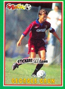 Figurina Georges Grun - Supercalcio 1996-1997 - Panini