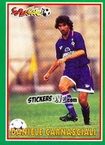 Figurina Daniele Carnasciali - Supercalcio 1996-1997 - Panini