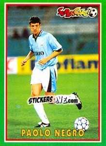 Sticker Paolo Negro - Supercalcio 1996-1997 - Panini