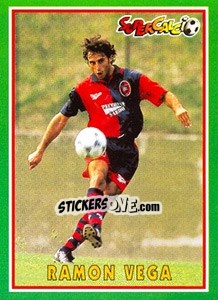 Figurina Ramon Vega - Supercalcio 1996-1997 - Panini