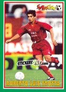 Sticker Roberto Luis Trotta - Supercalcio 1996-1997 n. 76 - Panini