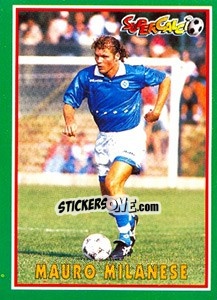 Sticker Mauro Milanese - Supercalcio 1996-1997 - Panini