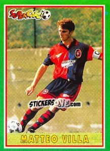 Sticker Matteo Villa - Supercalcio 1996-1997 n. 80 - Panini