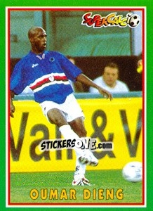 Sticker Oumar Dieng - Supercalcio 1996-1997 n. 81 - Panini