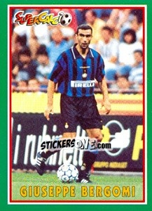 Sticker Giuseppe Bergomi - Supercalcio 1996-1997 n. 83 - Panini