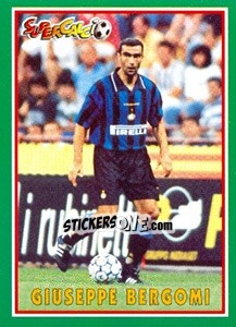 Sticker Giuseppe Bergomi - Supercalcio 1996-1997 - Panini