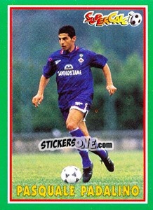 Sticker Pasquale Padalino - Supercalcio 1996-1997 n. 84 - Panini
