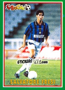 Sticker Salvatore Fresi - Supercalcio 1996-1997 - Panini