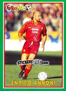 Sticker Enrico Annoni - Supercalcio 1996-1997 - Panini