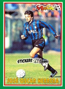 Sticker José Oscar Herrera - Supercalcio 1996-1997 - Panini