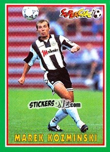 Sticker Marek Kozminski - Supercalcio 1996-1997 - Panini