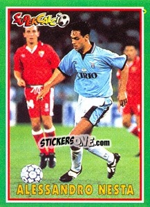 Sticker Alessandro Nesta - Supercalcio 1996-1997 n. 98 - Panini