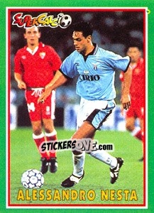 Figurina Alessandro Nesta - Supercalcio 1996-1997 - Panini