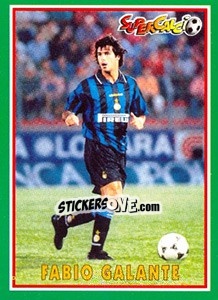 Sticker Fabio Galante - Supercalcio 1996-1997 n. 101 - Panini