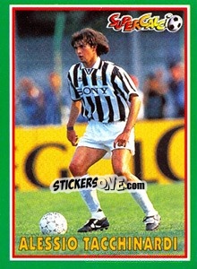 Sticker Alessio Tacchinardi - Supercalcio 1996-1997 - Panini