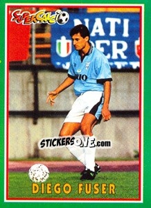 Sticker Diego Fuser - Supercalcio 1996-1997 n. 112 - Panini