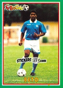 Sticker Beto - Supercalcio 1996-1997 - Panini