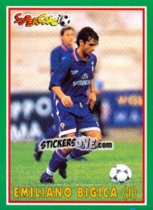 Figurina Emiliano Bigica (I) - Supercalcio 1996-1997 n. 116 - Panini