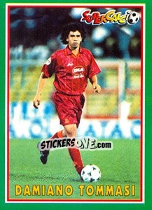 Figurina Damiano Tommasi - Supercalcio 1996-1997 - Panini