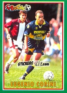 Sticker Eugenio Corini - Supercalcio 1996-1997 n. 124 - Panini