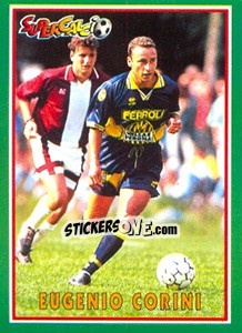 Cromo Eugenio Corini - Supercalcio 1996-1997 - Panini