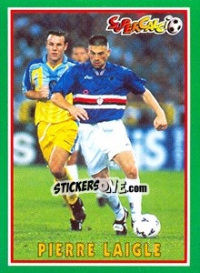 Sticker Pierre Laigle - Supercalcio 1996-1997 n. 126 - Panini