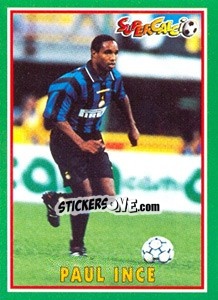 Sticker Paul Ince - Supercalcio 1996-1997 - Panini