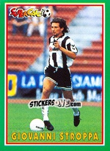Sticker Giovanni Stroppa - Supercalcio 1996-1997 - Panini