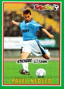 Sticker Pavel Nedved - Supercalcio 1996-1997 n. 130 - Panini