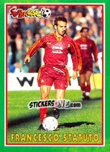 Sticker Francesco Statuto - Supercalcio 1996-1997 n. 132 - Panini