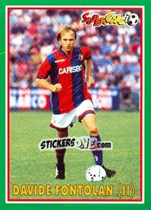 Sticker Davide Fontolan (II) - Supercalcio 1996-1997 n. 135 - Panini