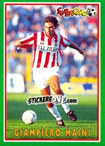 Sticker Giampiero Maini - Supercalcio 1996-1997 n. 136 - Panini