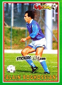 Sticker Alain Boghossian - Supercalcio 1996-1997 - Panini