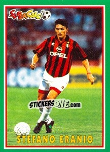 Figurina Stefano Eranio - Supercalcio 1996-1997 - Panini