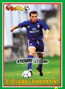Sticker Giovanni Piacentini - Supercalcio 1996-1997 n. 152 - Panini