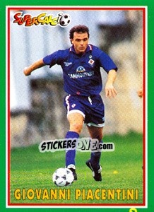 Cromo Giovanni Piacentini - Supercalcio 1996-1997 - Panini