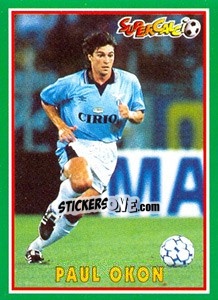 Sticker Paul Okon - Supercalcio 1996-1997 n. 153 - Panini